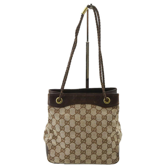 Brown GG Canvas Shoulder Bag