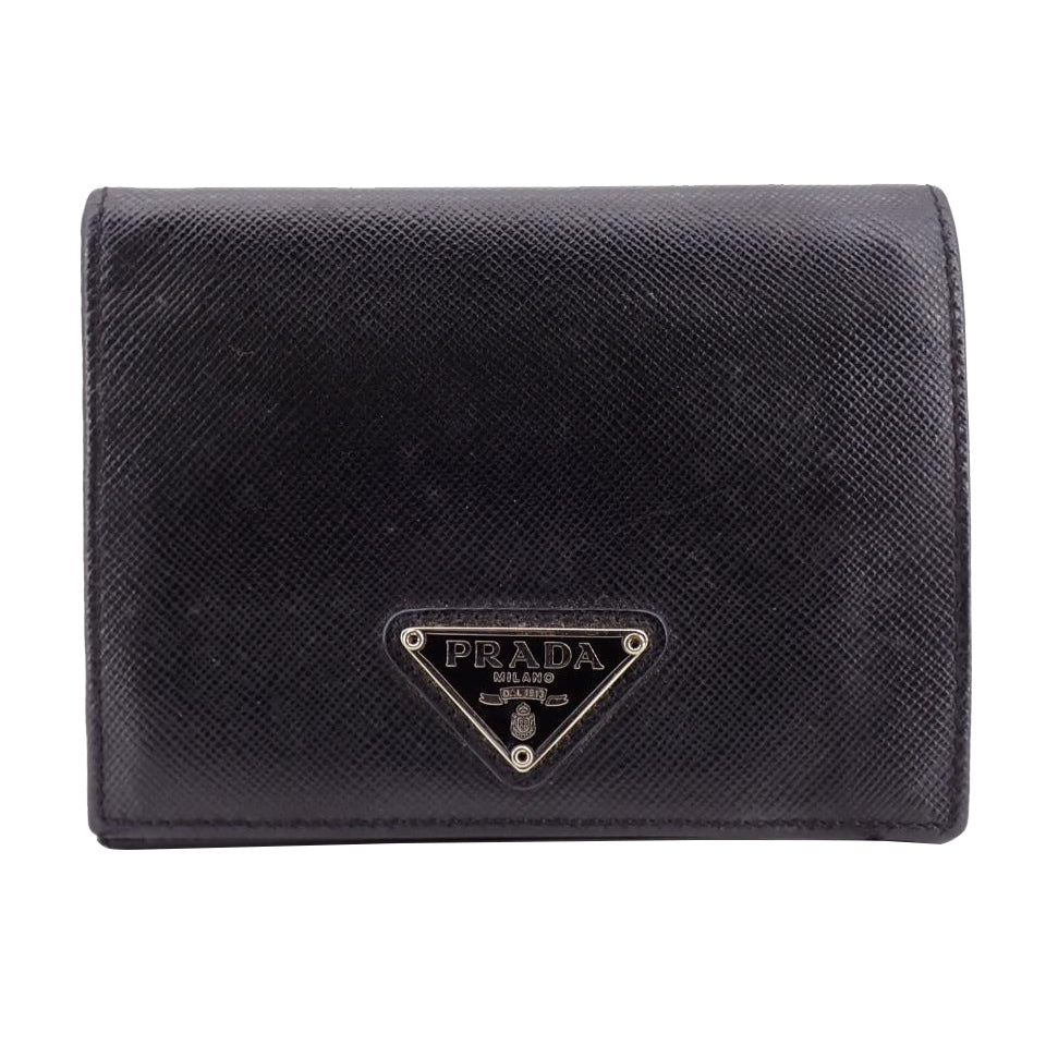 Black Saffiano Bi-Fold