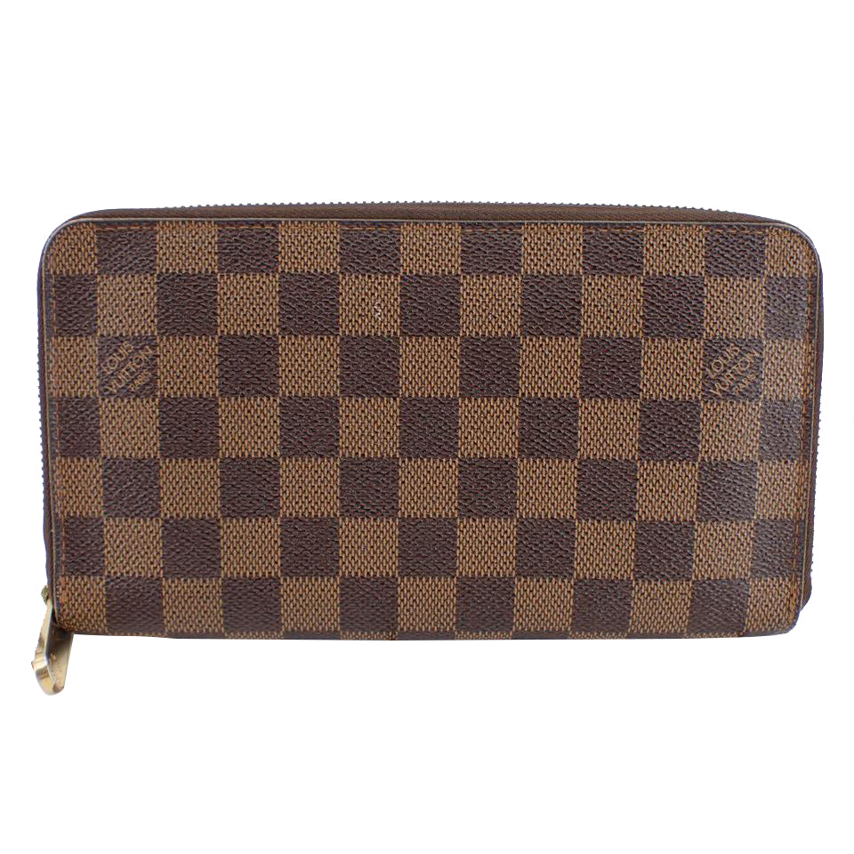 Damier Ebene Zippy Organizer Wallet