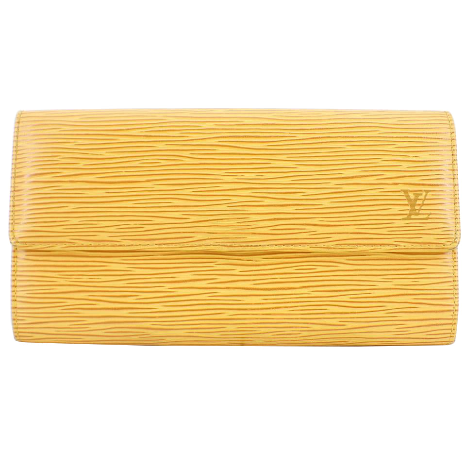 Epi Yellow Sarah Wallet