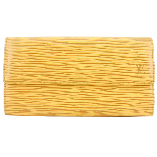 Epi Yellow Sarah Wallet