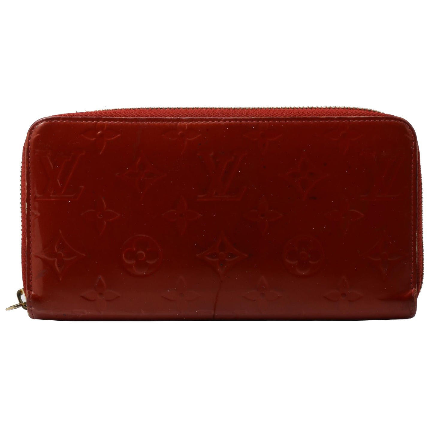 Vernis Red Zippy Wallet