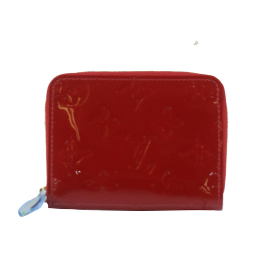 Vernis Red Zippy Wallet