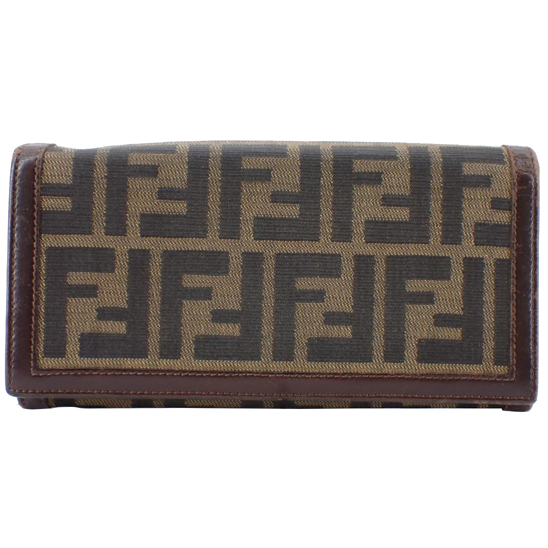 Brown Zucca Long Wallet