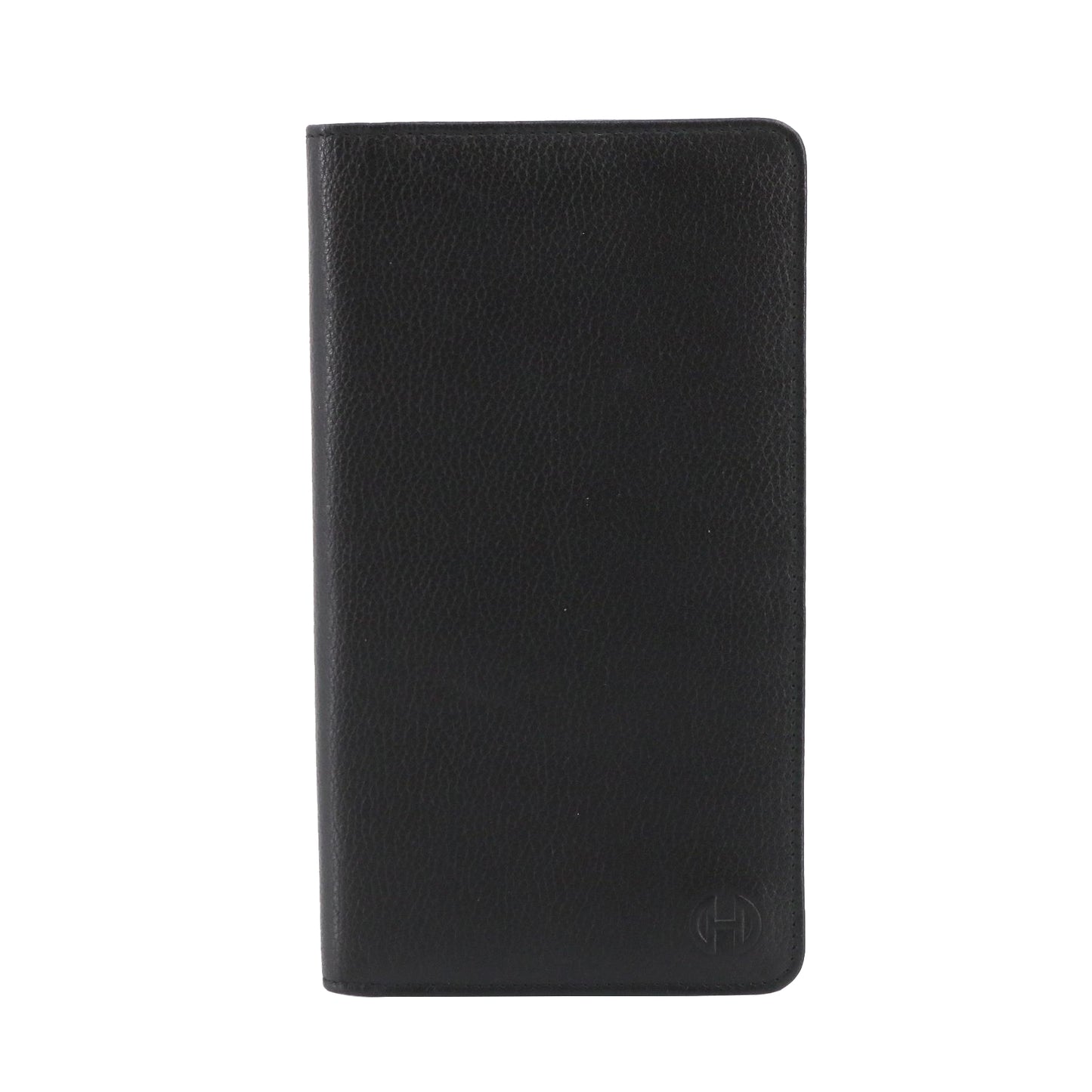 Black Leather Long Wallet