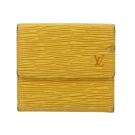 Epi Yellow Elise Wallet