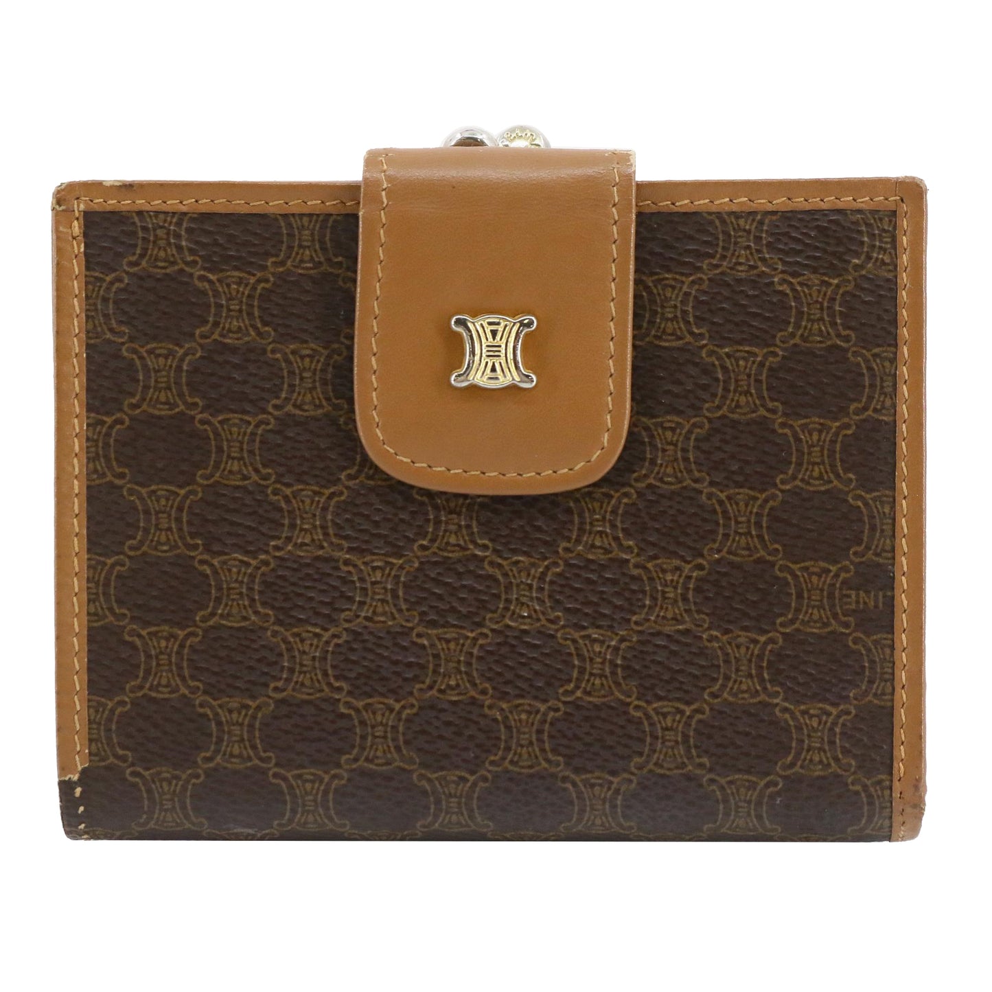 Brown Macadam Compact Wallet