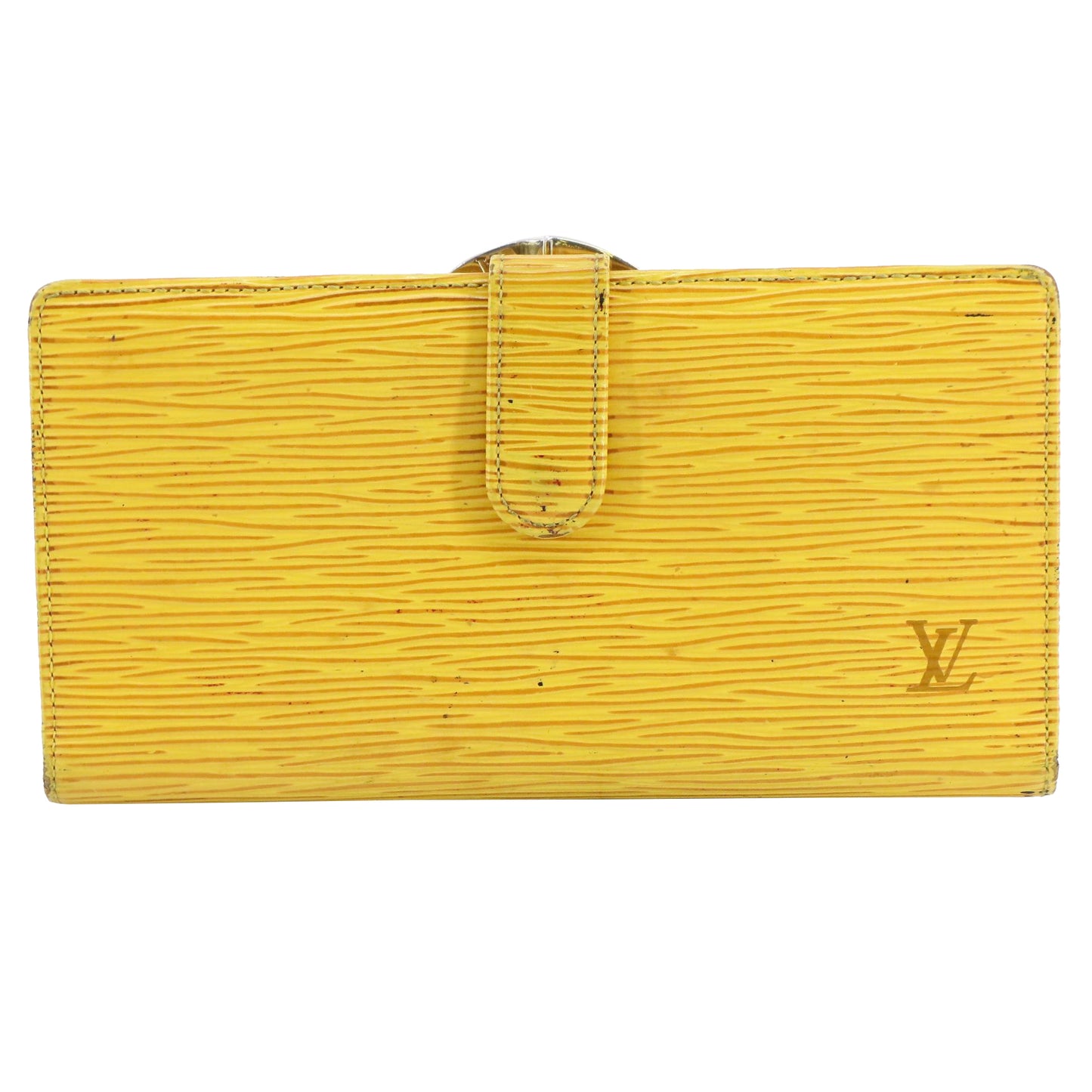 Epi Yellow Continental Viennois Wallet