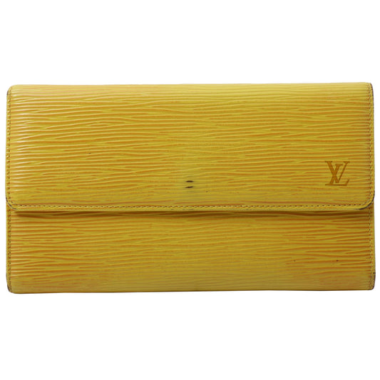 Epi Yellow International Wallet