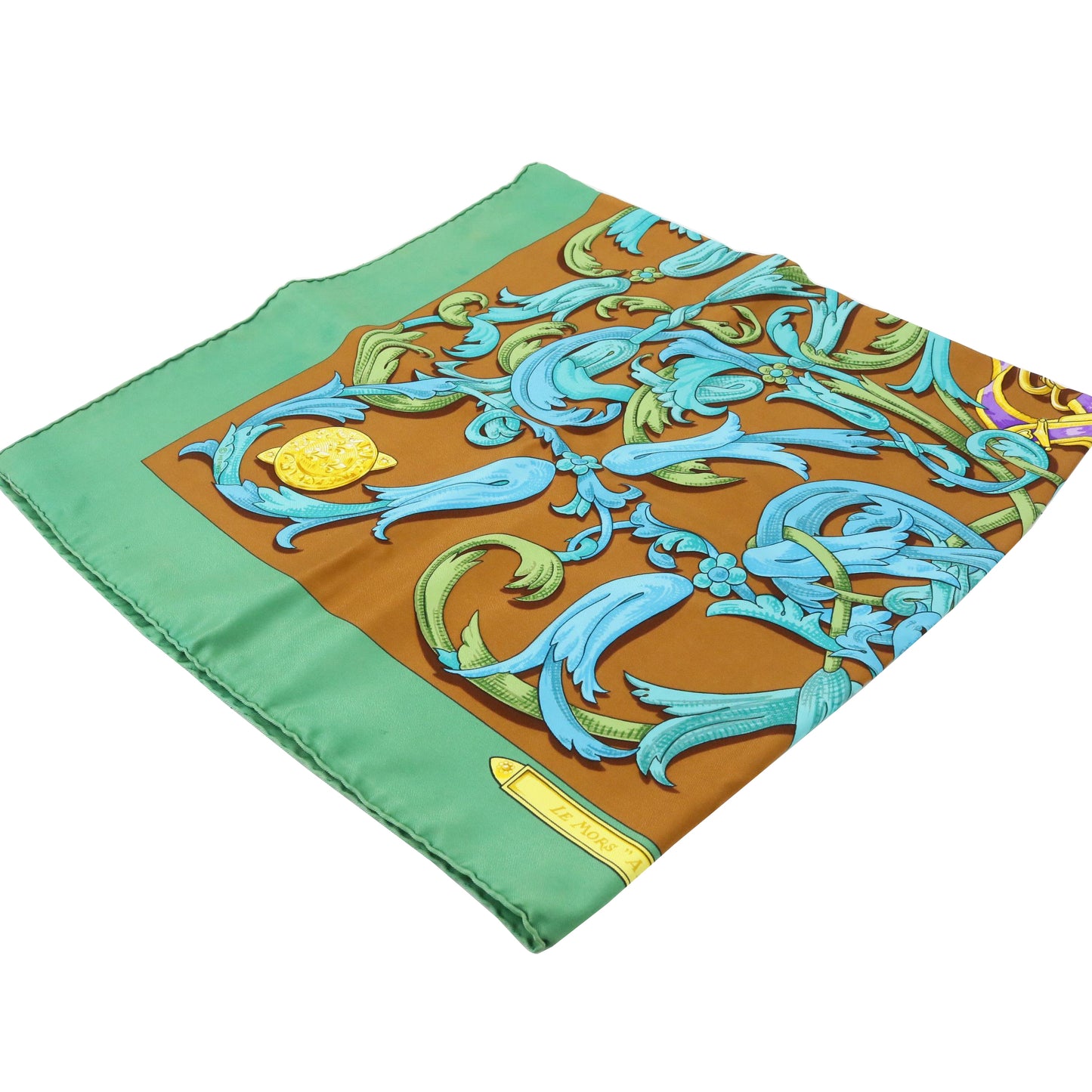 Green Silk Scarf