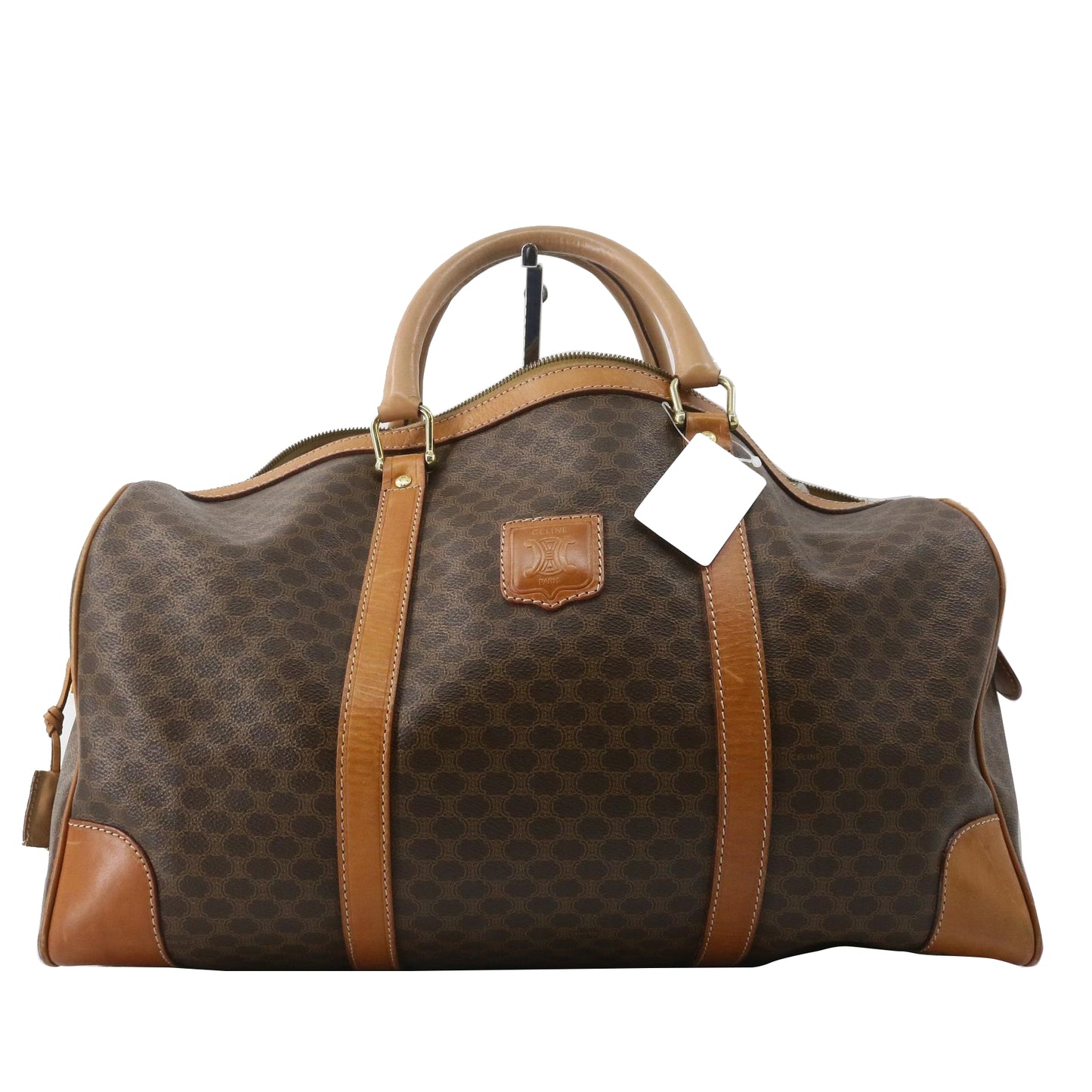 Brown Macadam Boston Bag