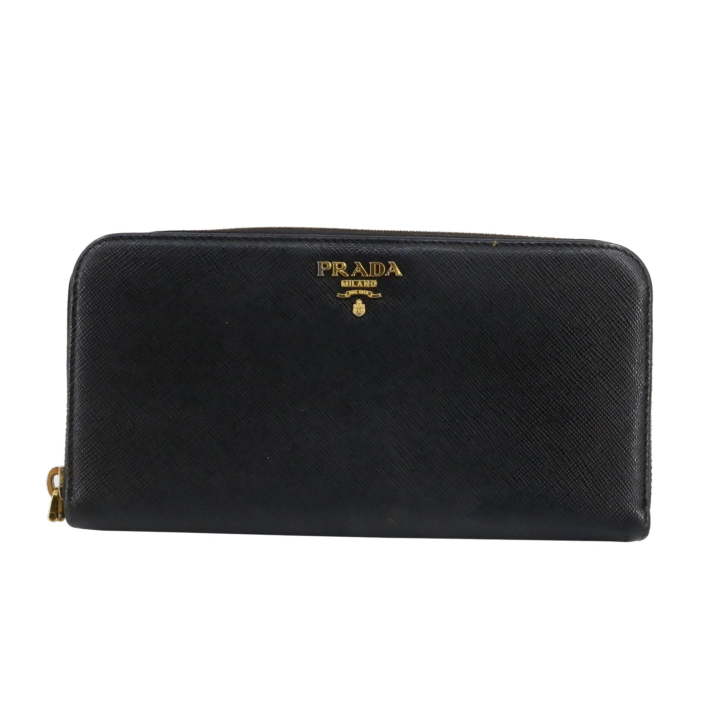 Black Zippy Long Wallet