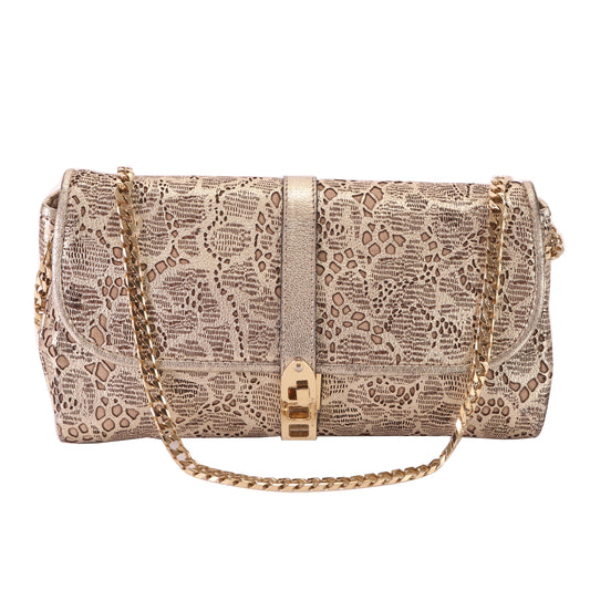 Golden Shoulder Bag