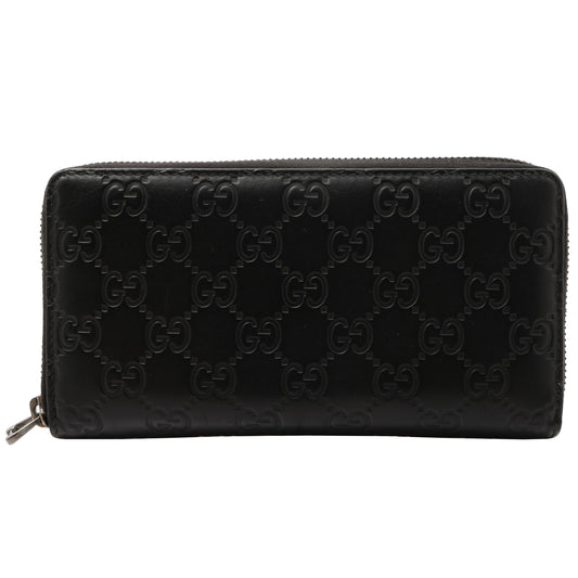 Black GG Zippy Wallet