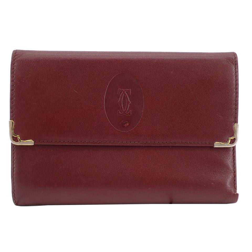 Bordeaux Tri-Fold Wallet