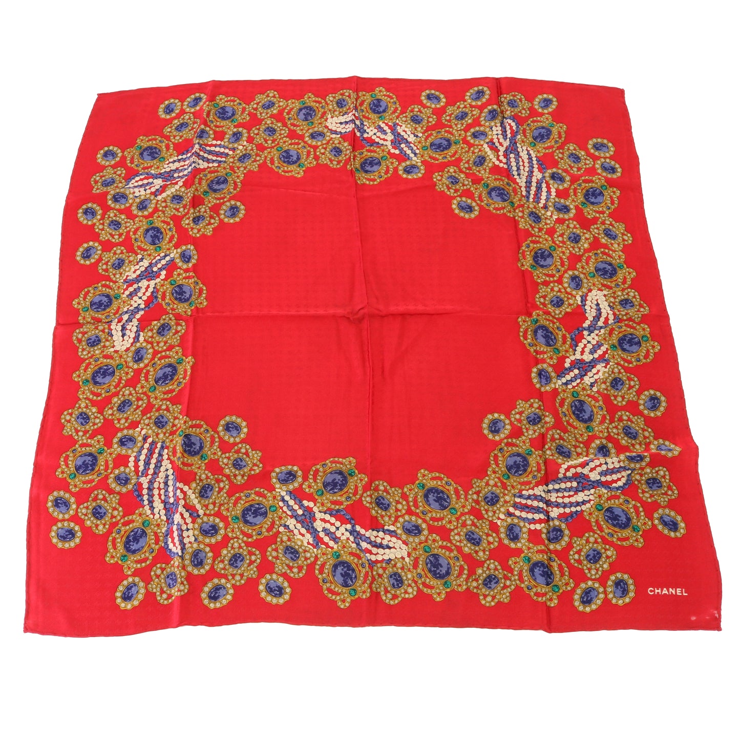 Red Silk Scarf