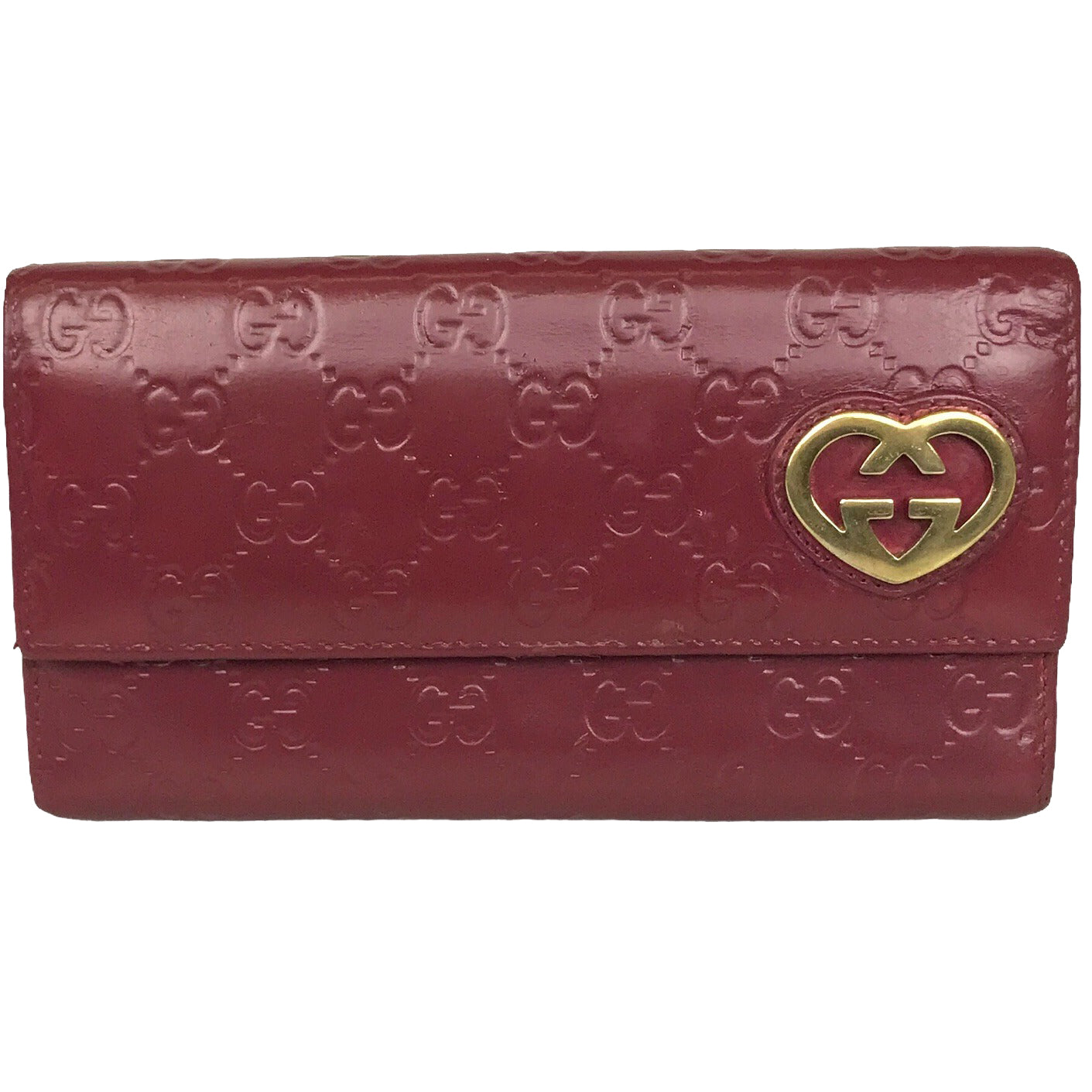 Red Sima Long Wallet