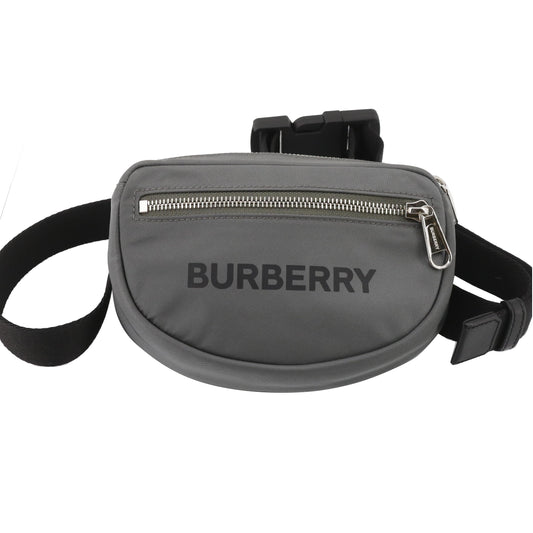 Grey Nylon Waist Bag