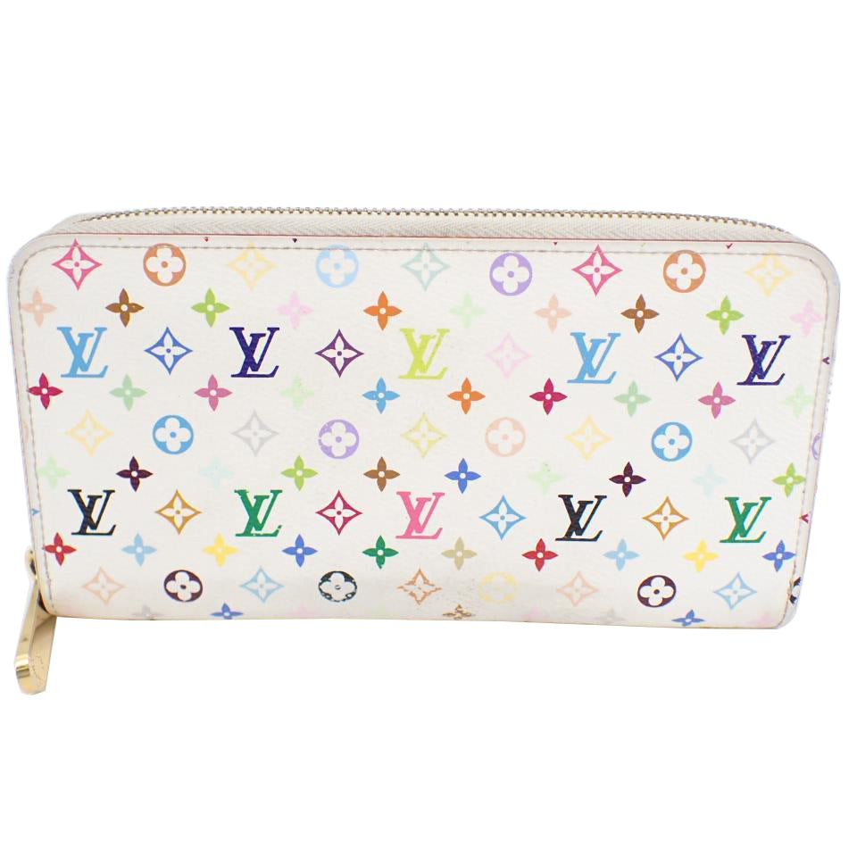 Murakami White Zippy Wallet