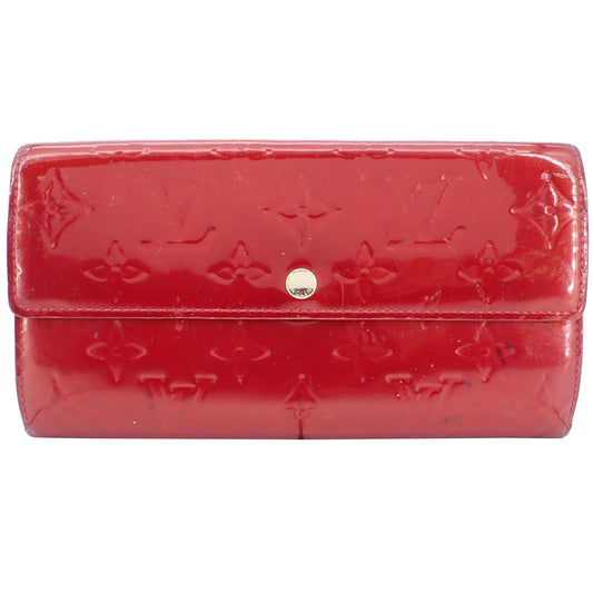 Vernis Red Long Wallet