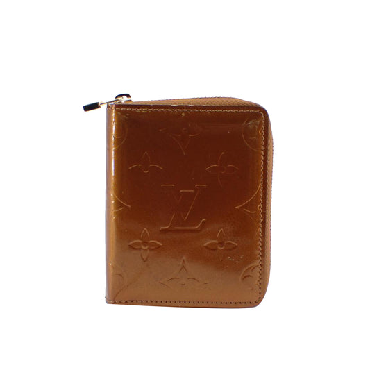 Vernis Bronze Zippy Wallet