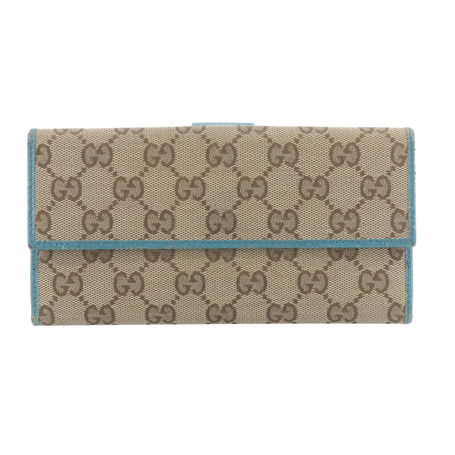 Brown GG Canvas Long Wallet