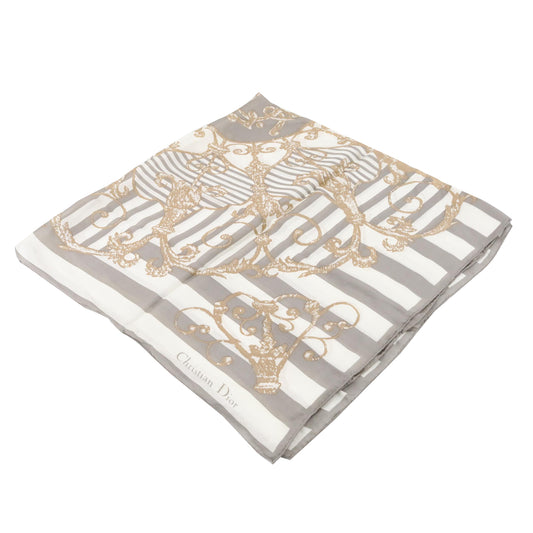 Ivory Silk Scarf