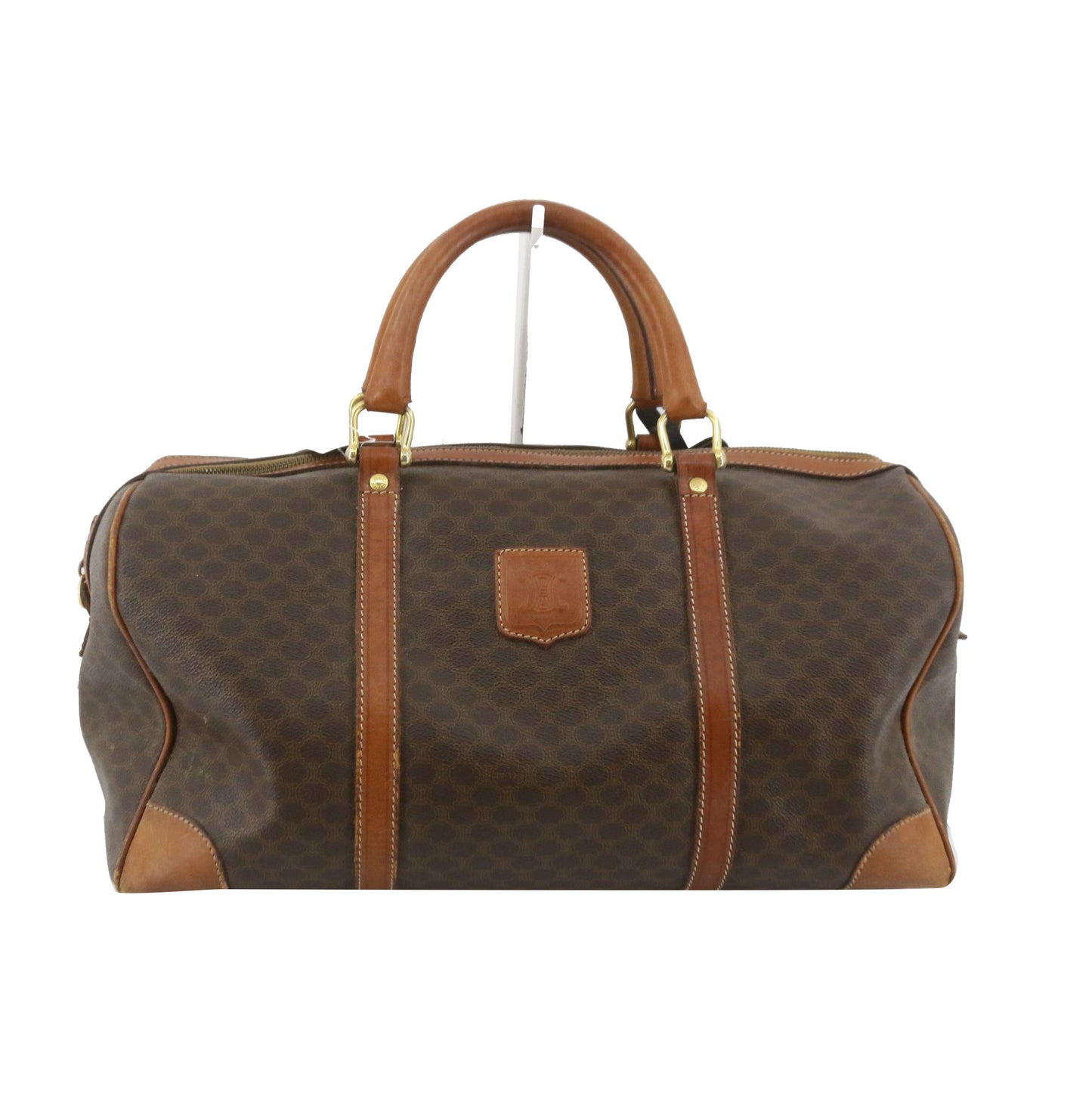 Brown Macadam Boston Bag