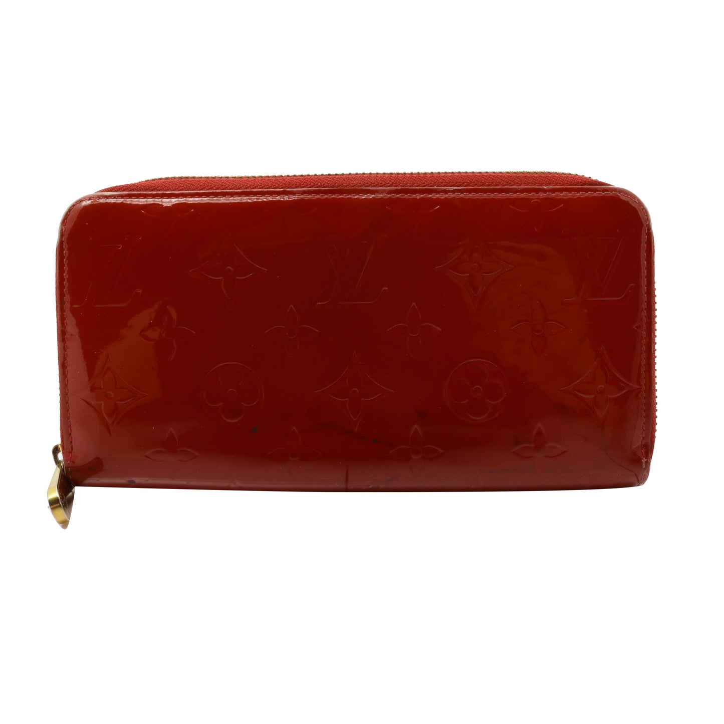 Vernis Red Zippy Wallet