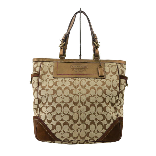 Brown Signature Tote Bag