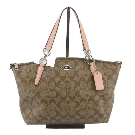 Brown Signature Handbag