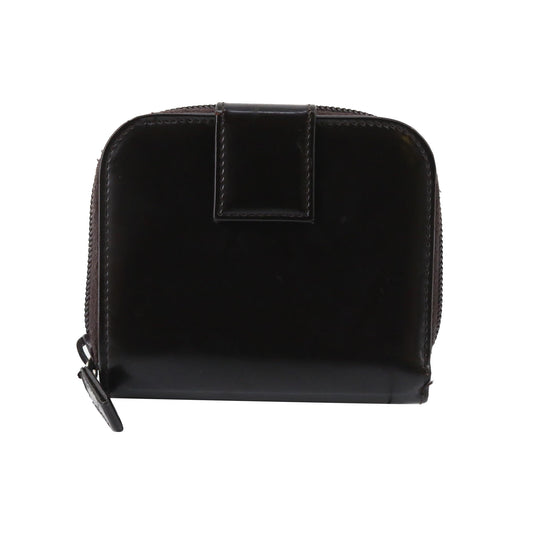 Black Compact Zippy Wallet