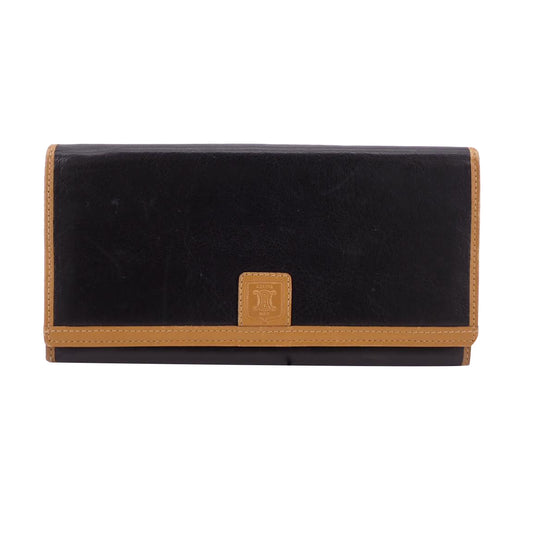 Black Macadam Long Wallet