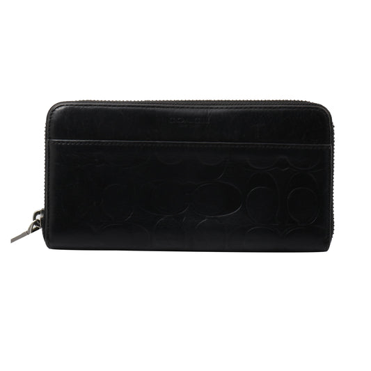 Black Signature Long Wallet