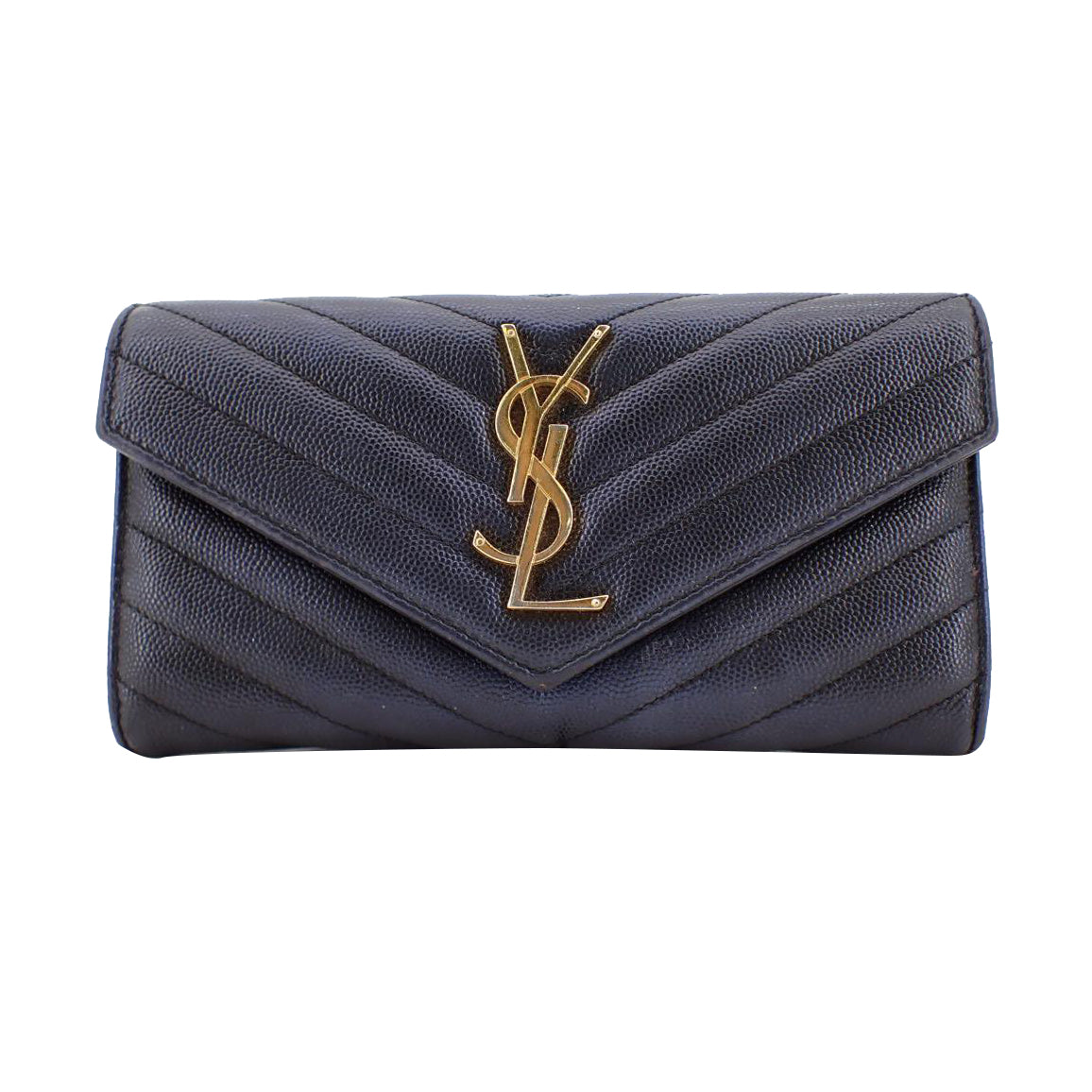 Black Cassandra Long Wallet