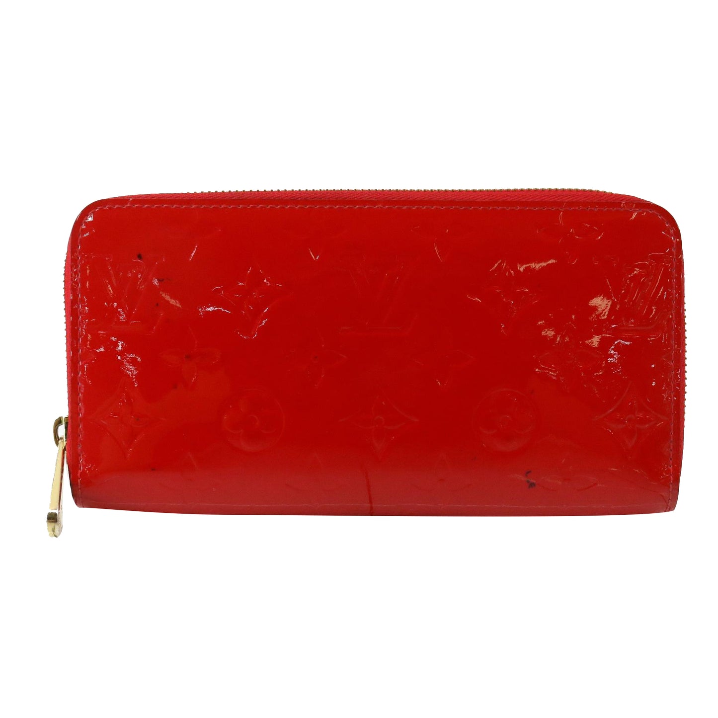 Vernis Red Zippy Wallet