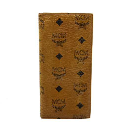 Brown Visetos Long Wallet