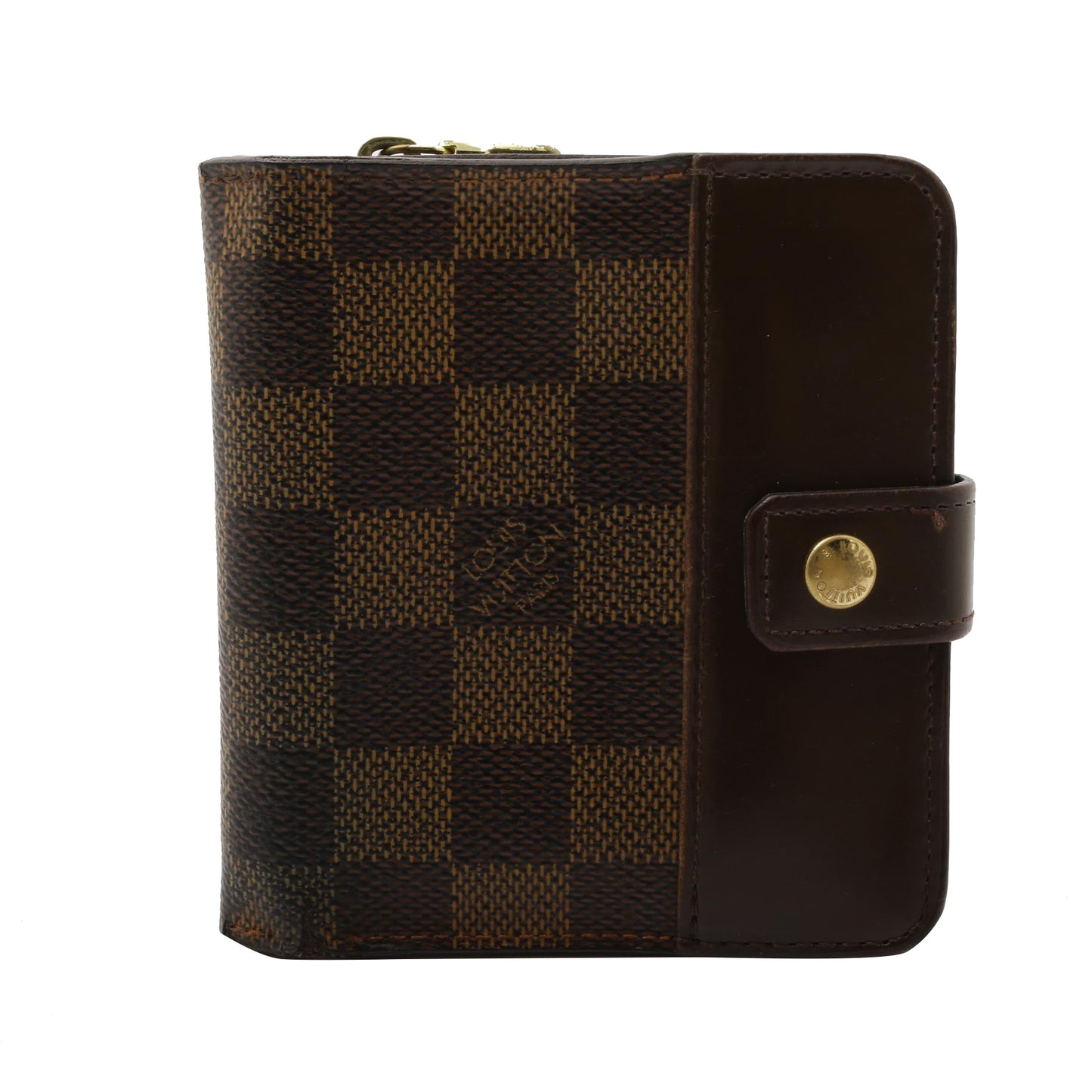 Damier Ebene Compact Zip Wallet