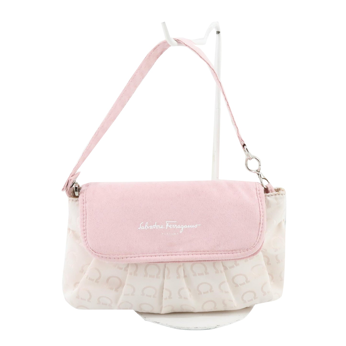 Pink Gancini Shoulder Bag