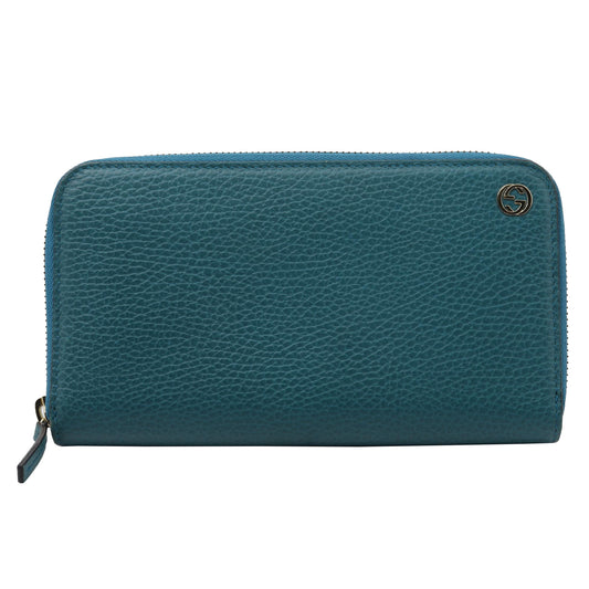 Blue Zippy Wallet