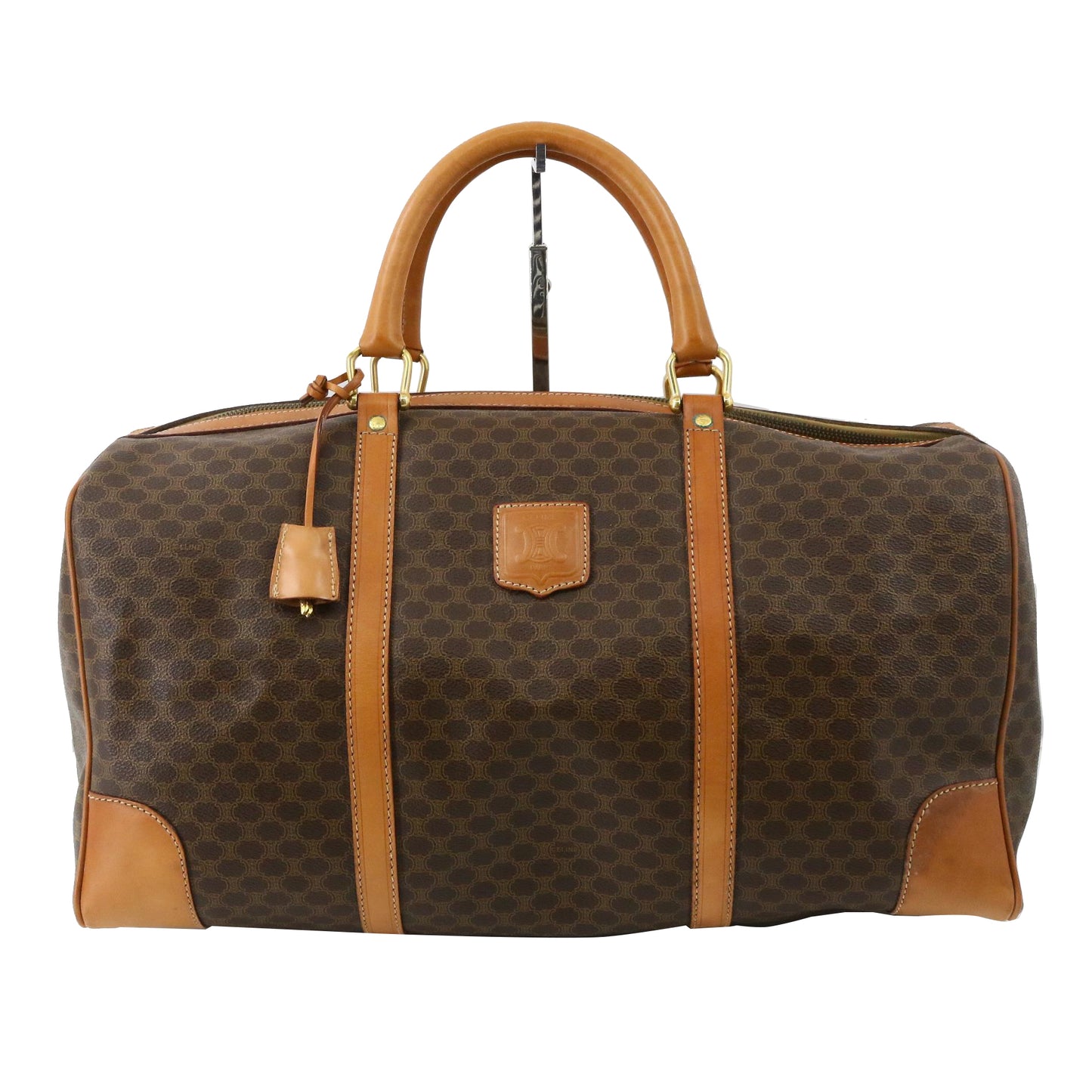 Brown Macadam Boston Bag