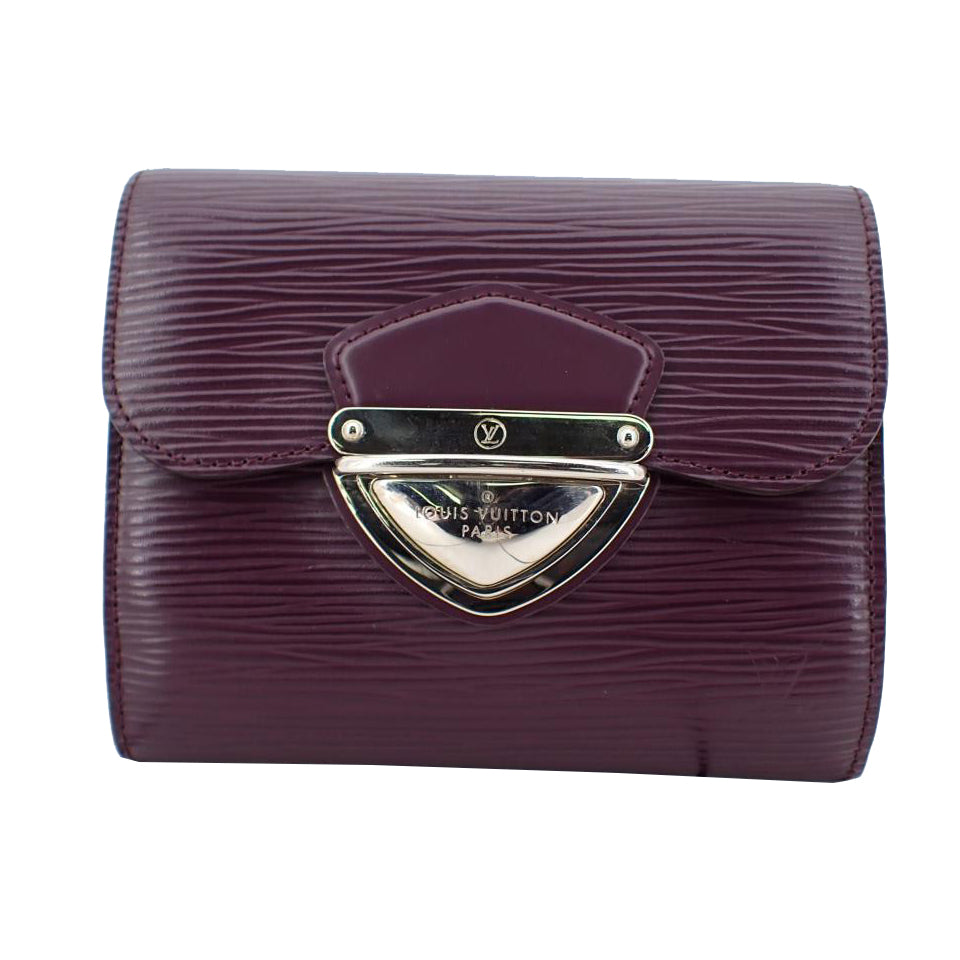 Epi Maroon Joey Wallet