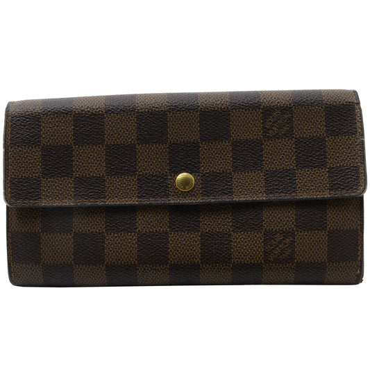 Damier Ebene Sarah Wallet