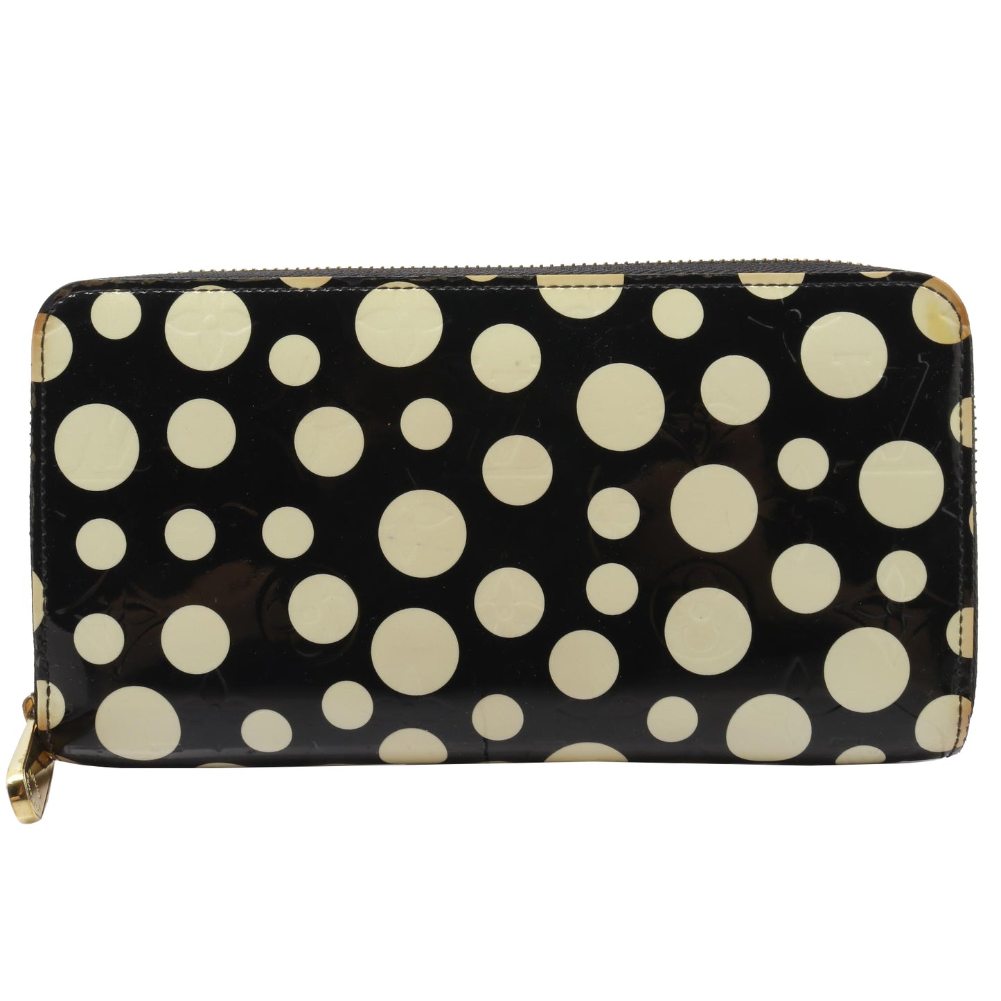 Vernis Black Zippy Wallet