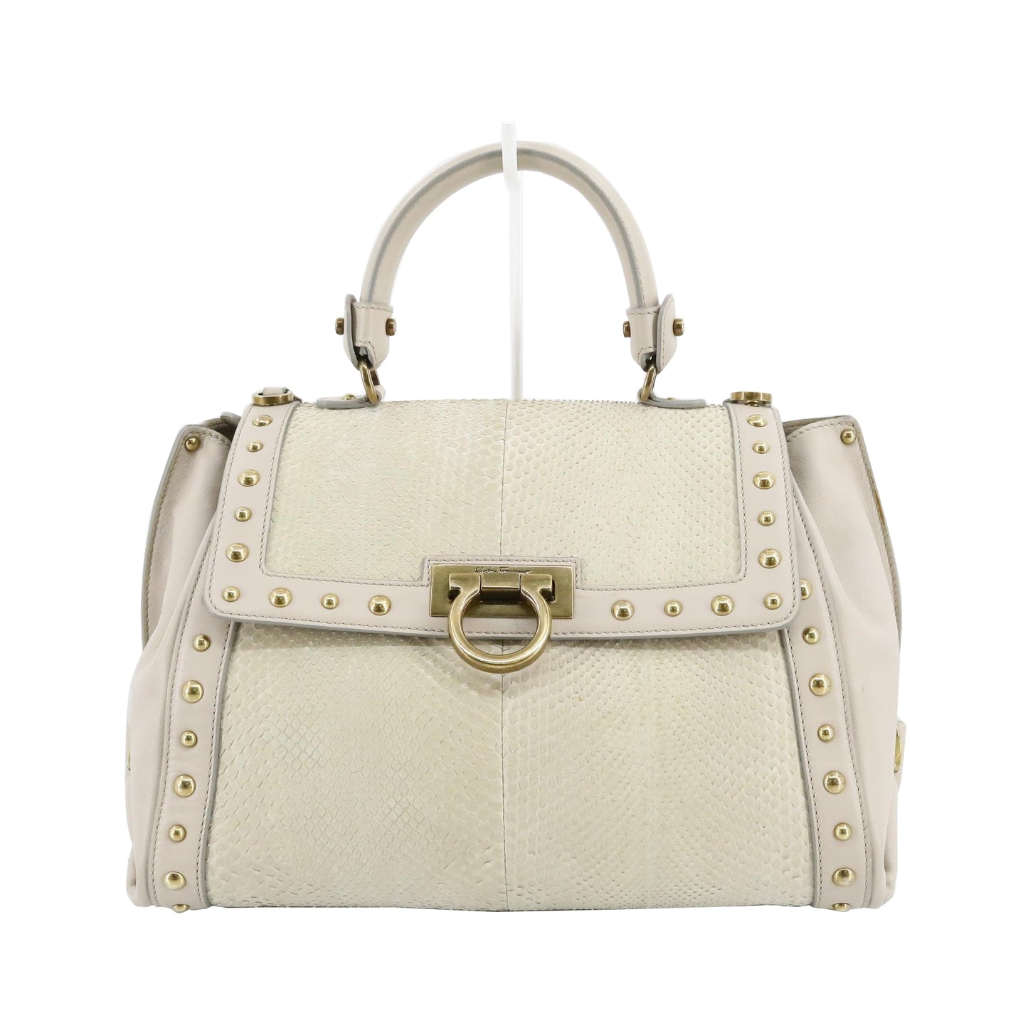 Ivory Gancini 2Way Handbag