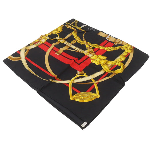 Black Silk Scarf