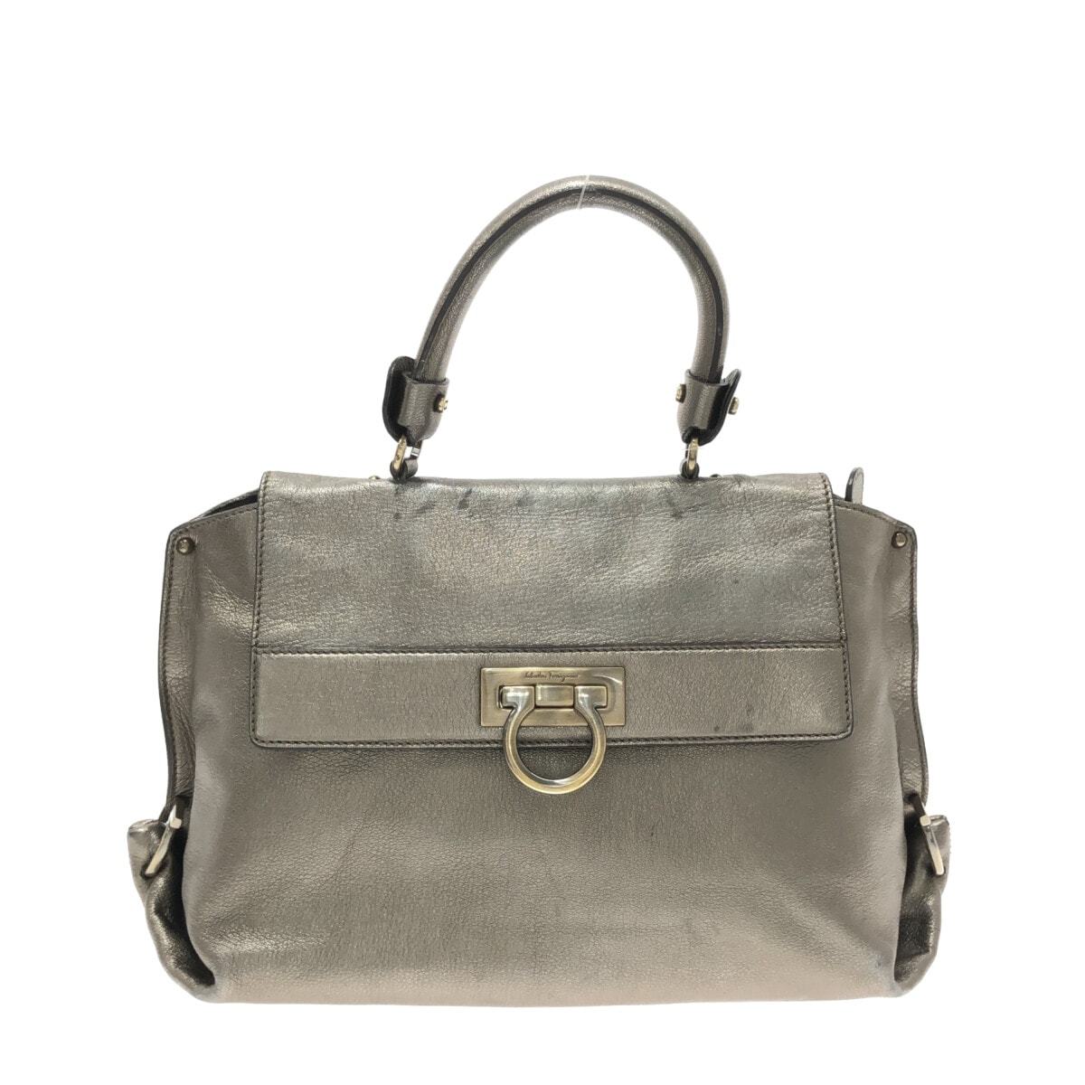 Silver Gancini Handbag