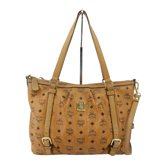 Brown Visetos Tote Bag