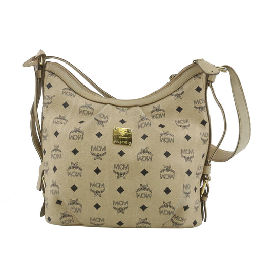 Beige Visetos Tote Bag