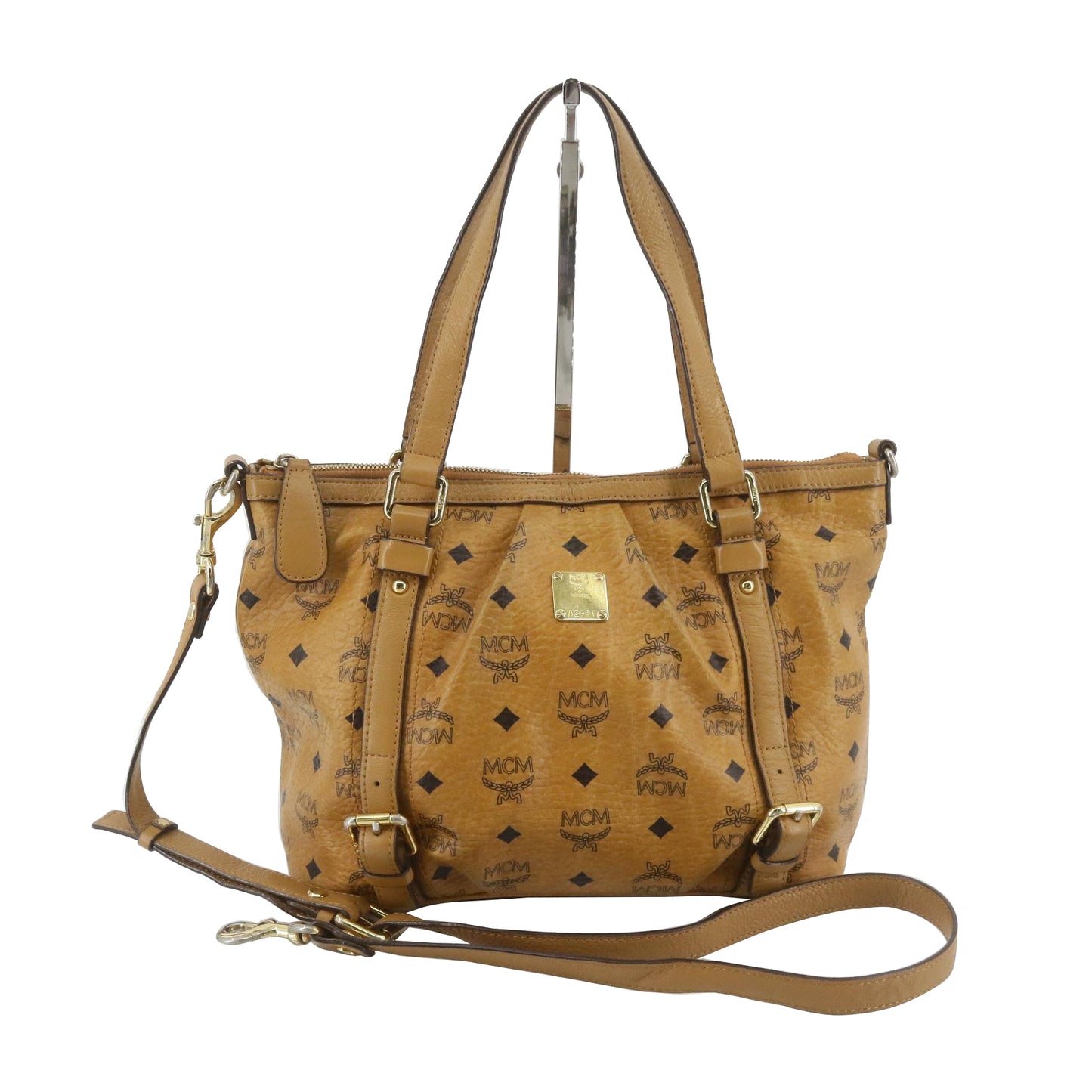 Brown Visetos Tote Bag